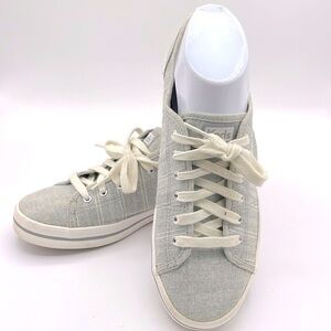 Keds Kickstar Women's Size 8.5 Gray Casual Sneakers Lightweight Fabric Design